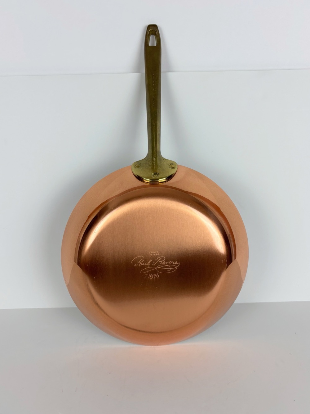 Vintage 1976 Paul Revere Ware Limited Edition 10.5" Copper Skillet Original Tag